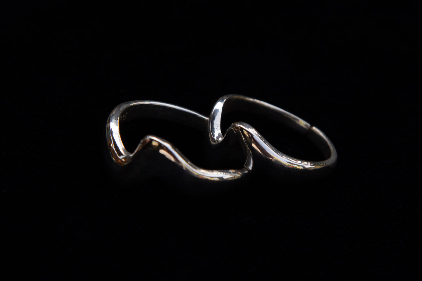 Cuffed Ripple Ring